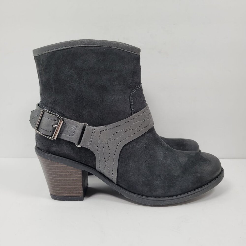 Earth Origins Lina Arlington Women's Gray Suede Ankle Boots US Size 10M NWOT